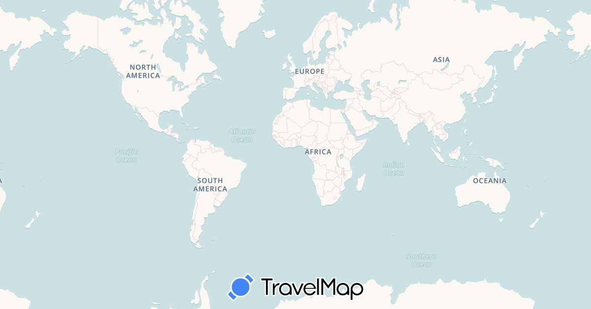 TravelMap itinerary: driving, boat in Australia, Bahamas, Cook Islands, Colombia, Cuba, Cape Verde, Dominican Republic, Ecuador, Spain, Fiji, France, Grenada, Gibraltar, Italy, Jamaica, Sri Lanka, Morocco, Madagascar, Maldives, Malaysia, Netherlands, Niue, New Zealand, Panama, Portugal, Seychelles, Saint Helena, Tonga, United States, British Virgin Islands, Vanuatu, Samoa, South Africa (Africa, Asia, Europe, North America, Oceania, South America)